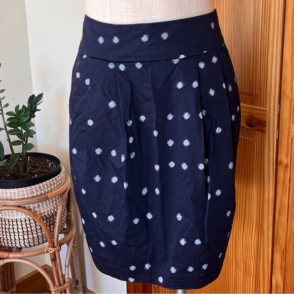 H&M 8 Polka Dot Black White Pencil Skirt Office - Picture 3 of 7